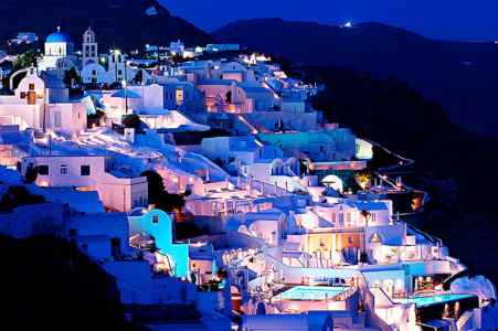 Santorini Night